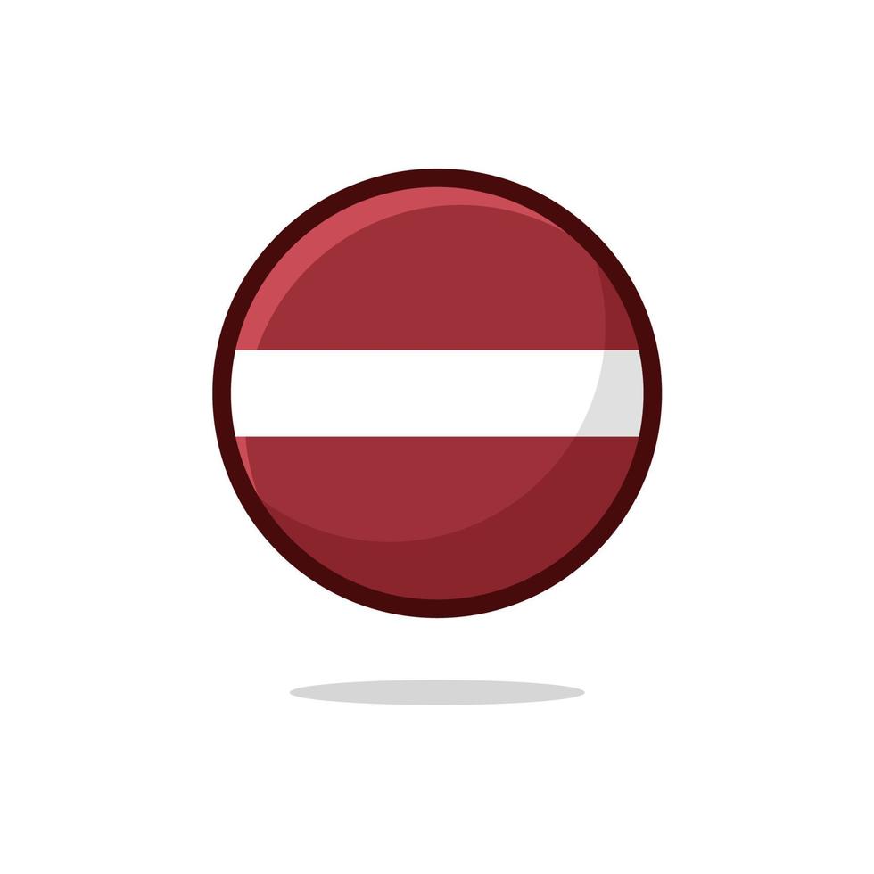 Latvia Flag Icon vector
