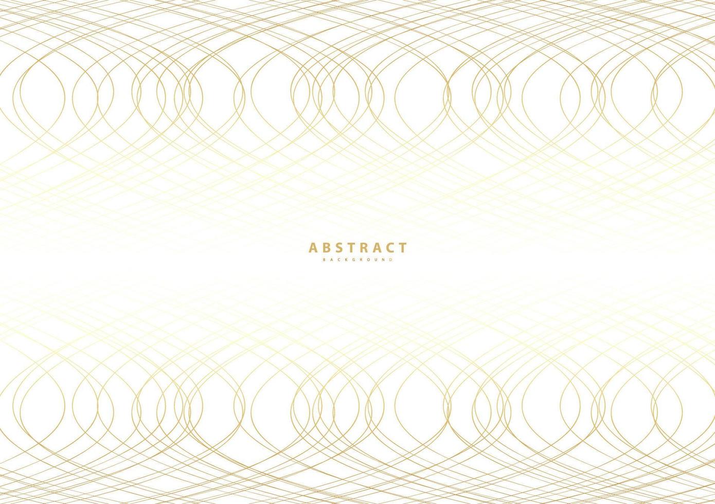 Line golden wave background. Luxury style. Tech pattern. Curved wavy line, smooth stripe. Vector illustration.