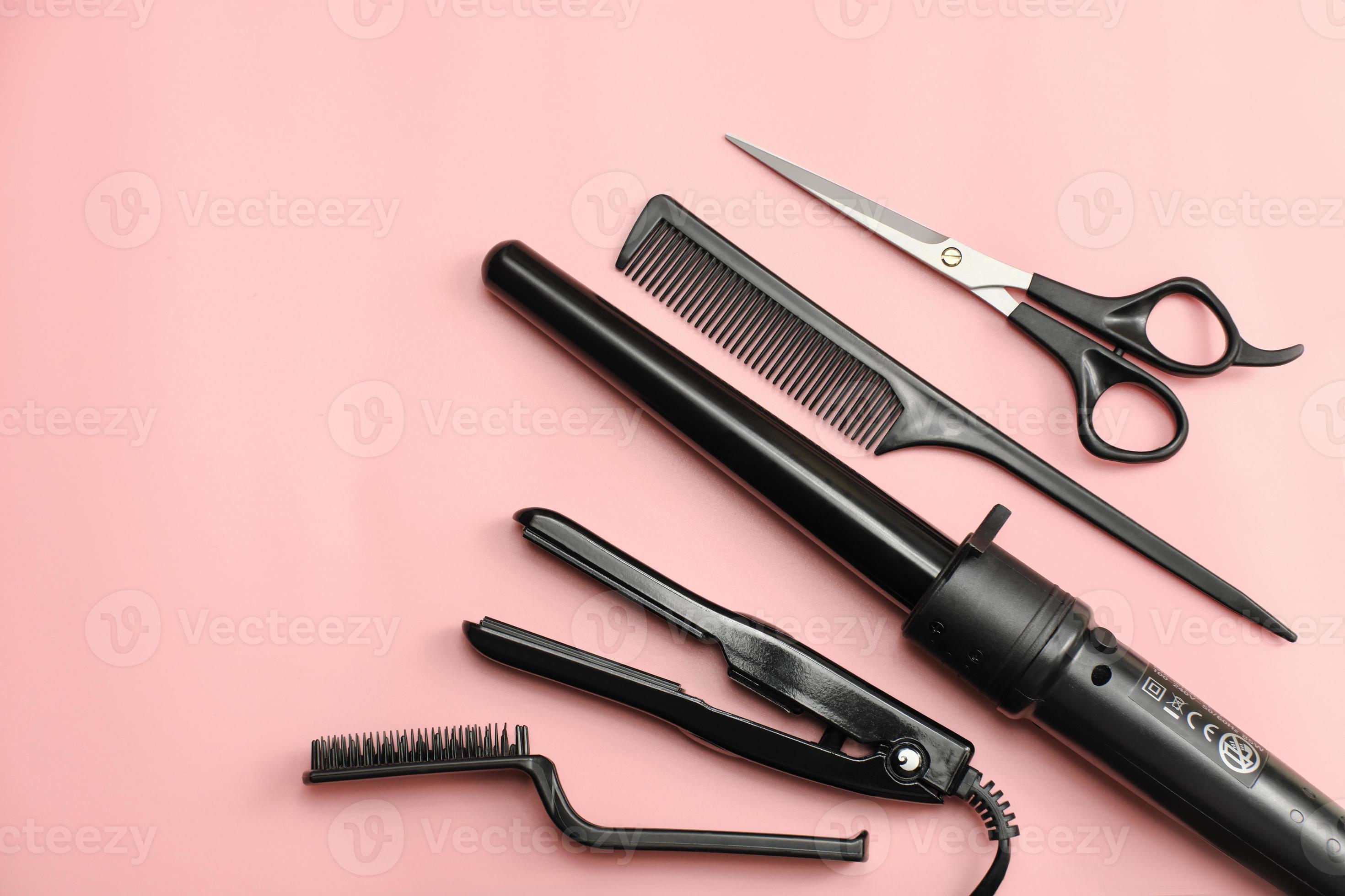 hair-stylist-tools-scissors-brush-comb-c