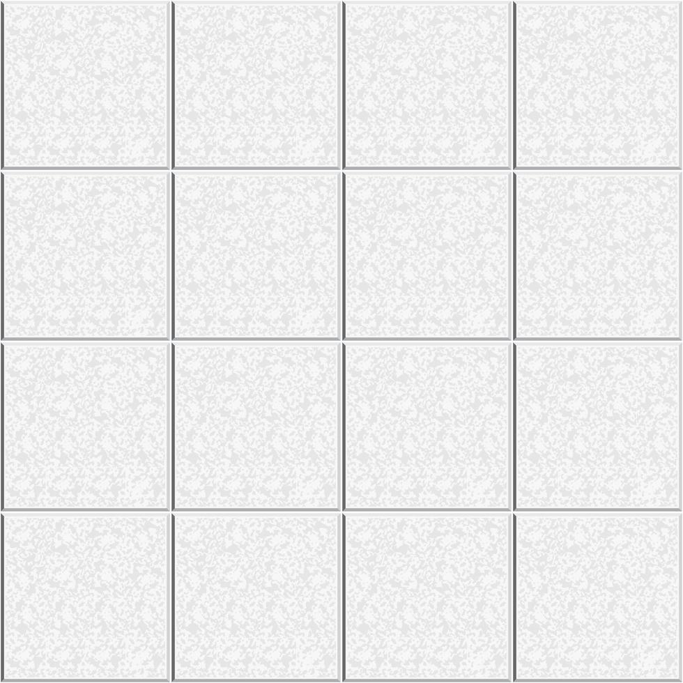 Abstract seamless square pattern. Marble tile floor. Gray white ceramic tiles wall modern style. Design geometric mosaic texture for the decoration of the bathroom, vector illustration