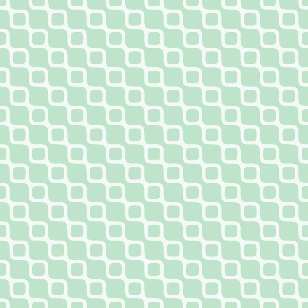 Seamless geometric pattern, oblique wave with chain on light green background, stripes abstract template, vector illustration