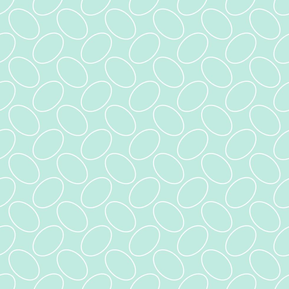 Seamless geometric pattern, outline of eggs on light green background, stripes abstract template, vector illustration