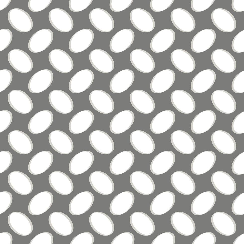 Seamless geometric pattern, perforated metal grill on gray background, stripes abstract template, vector illustration