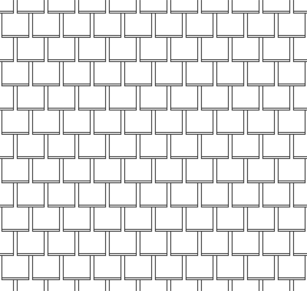 Abstract seamless pattern, black and white tile roof. Design geometric texture for print. Linear style, vector illustration