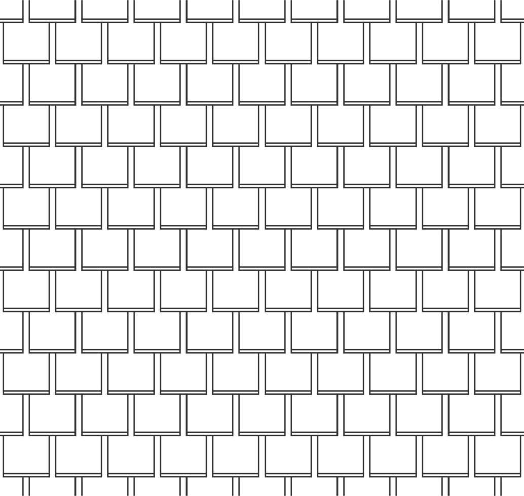 Abstract seamless pattern, black and white tile roof. Design geometric texture for print. Linear style, vector illustration