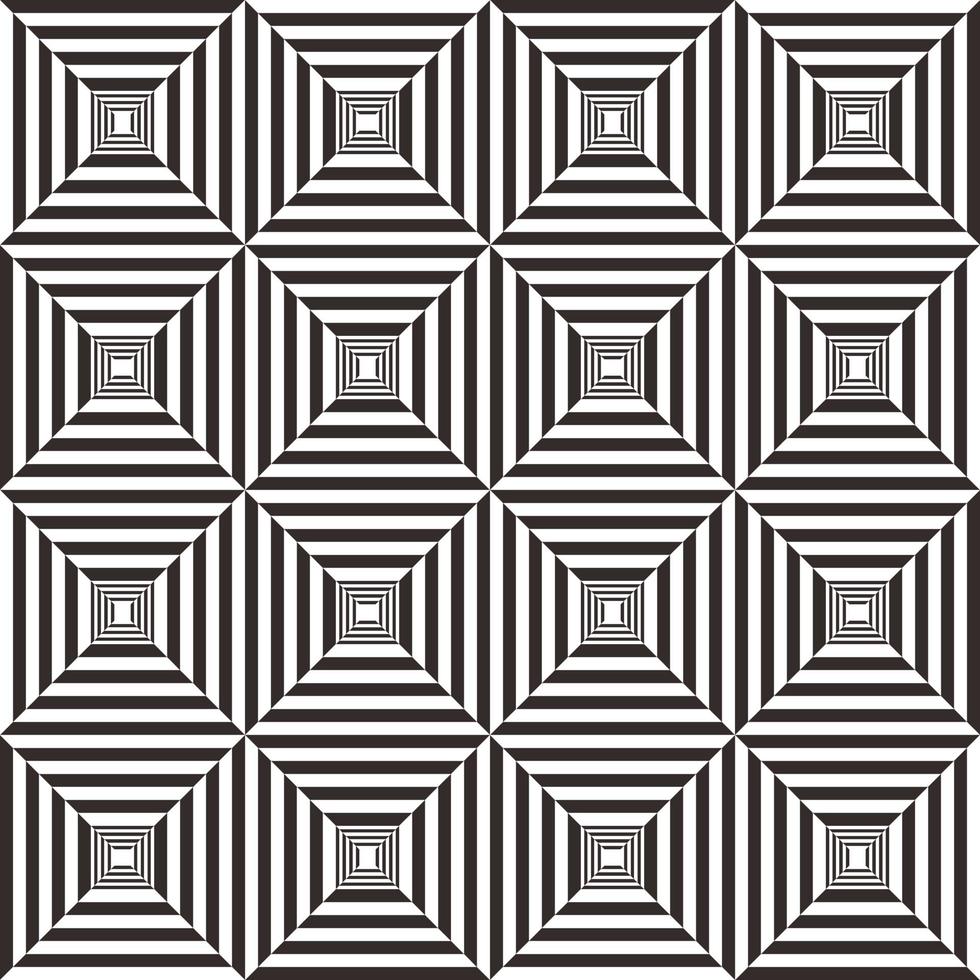 Abstract black and white geometric pattern background vector