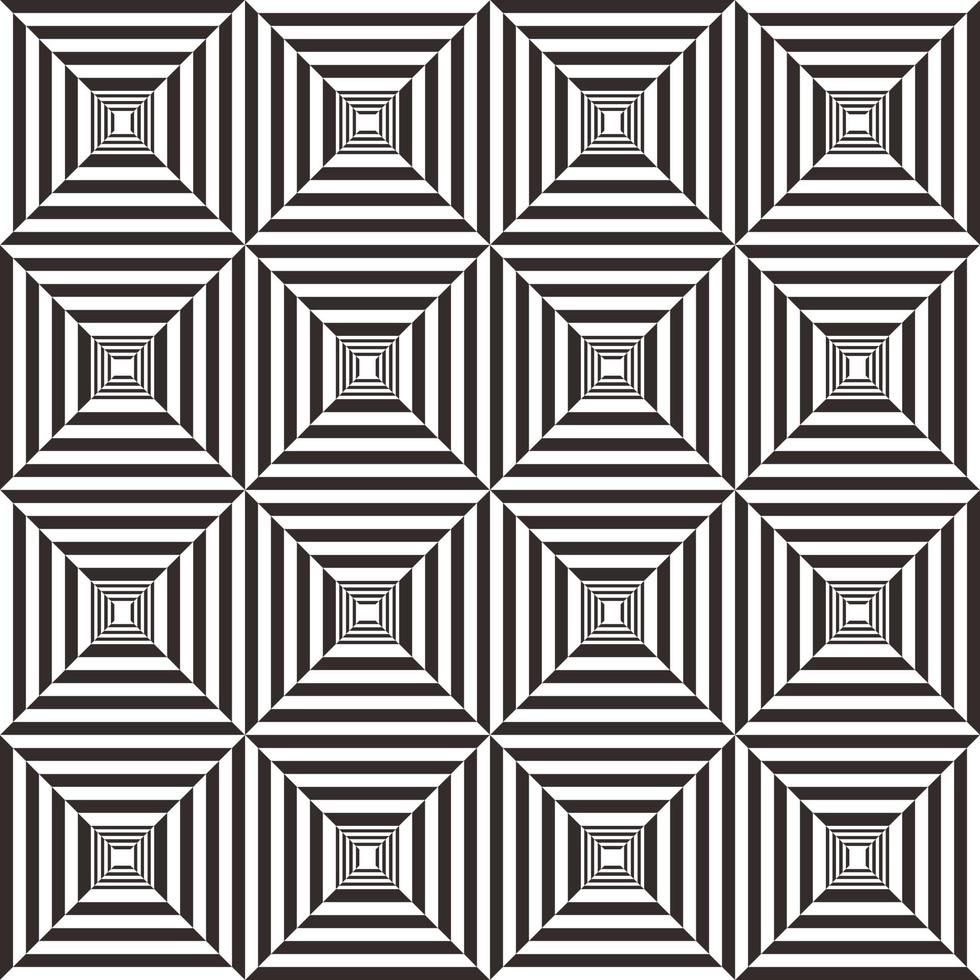 Abstract black and white geometric pattern background vector