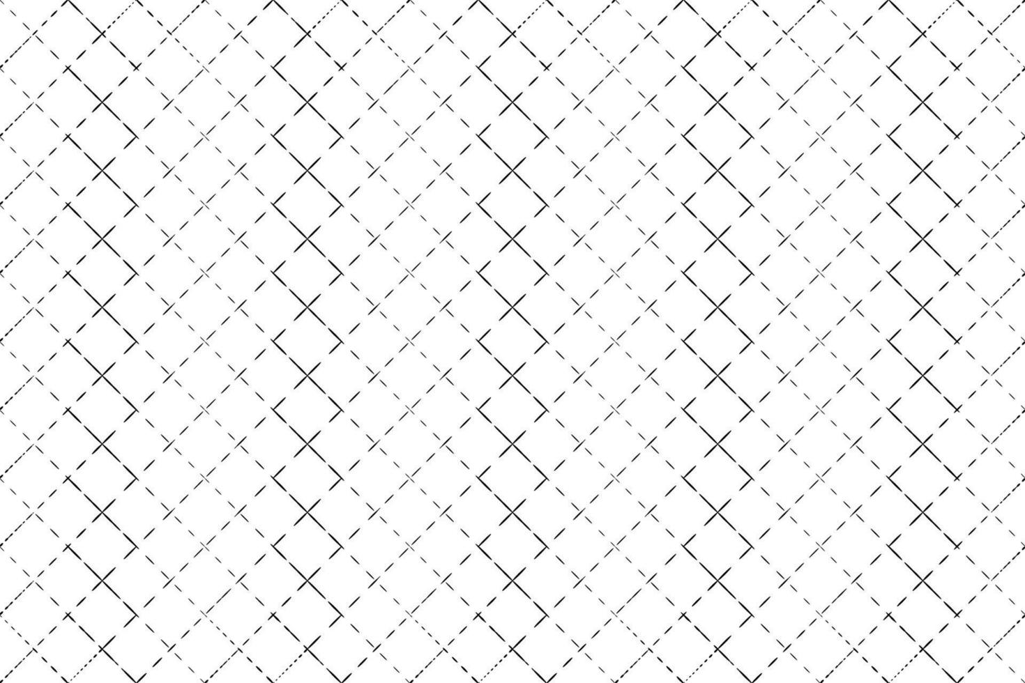 Abstract pattern black grating with dotted lines on white backdrop vector illustration