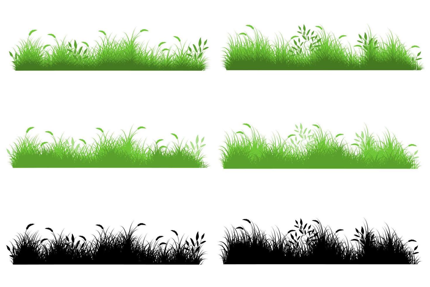 hierba natural, fondo de pradera, hierba de verano vector