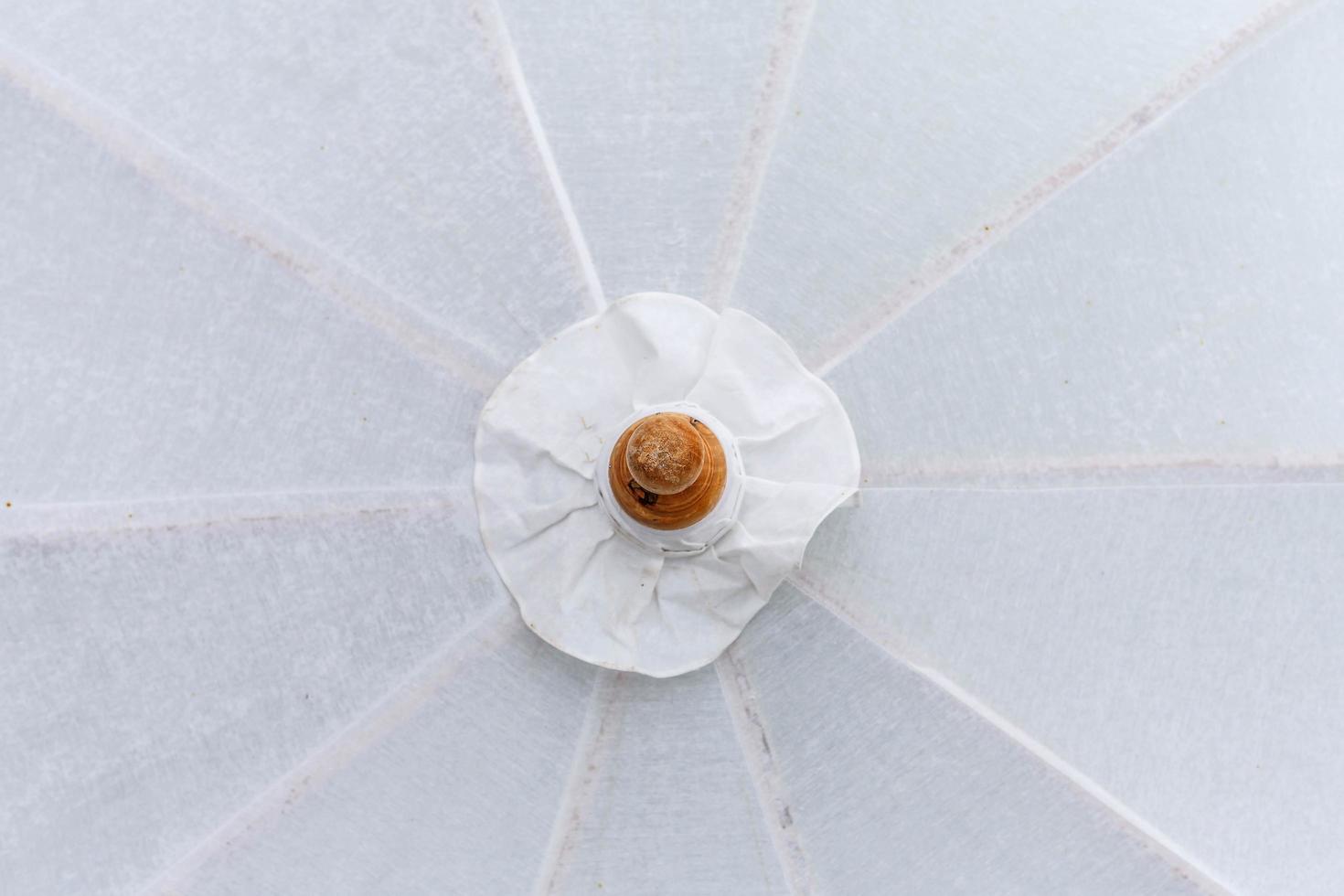 close-up white umbrella background photo