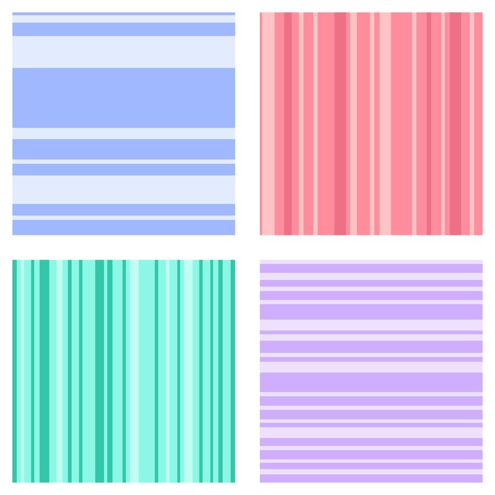 Striped abstract backgrounds vector set