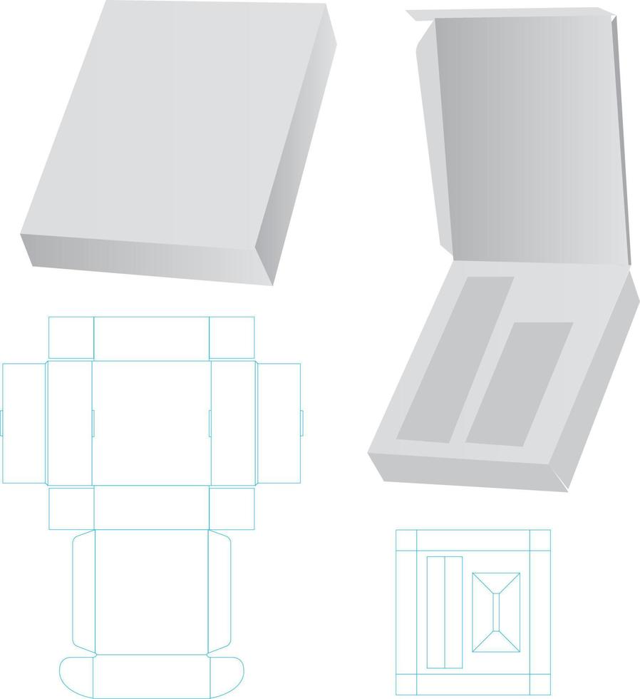 caja de correo con partición vector