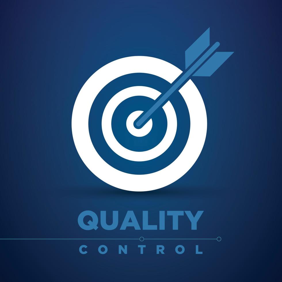 Quality control icon vector illustration.