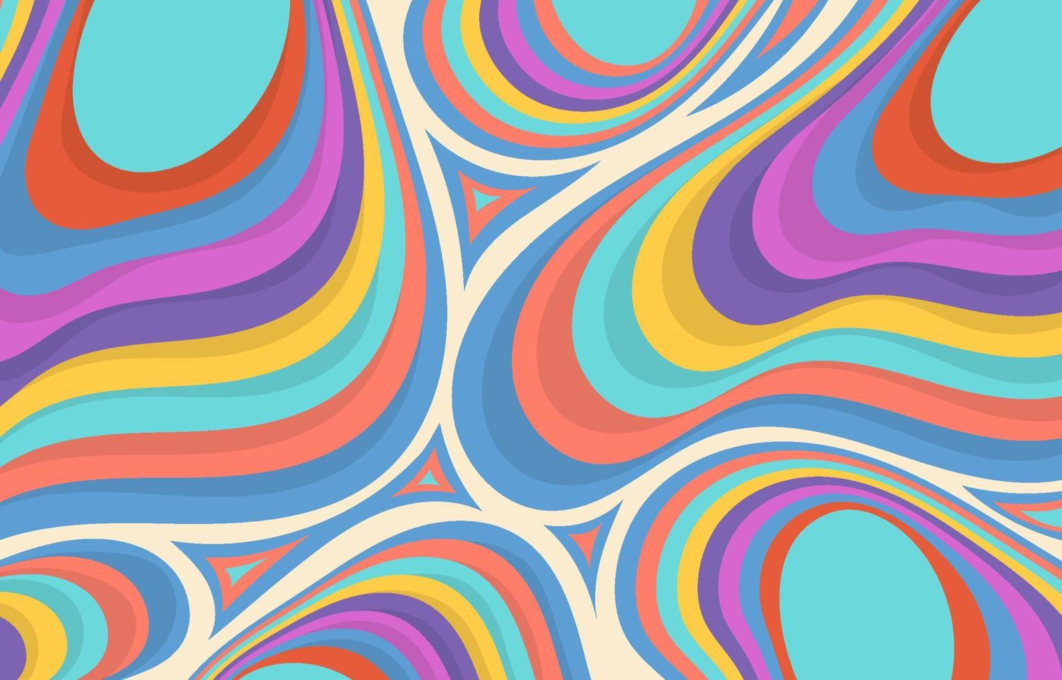 Colorful Abstract Psychedelic Background vector