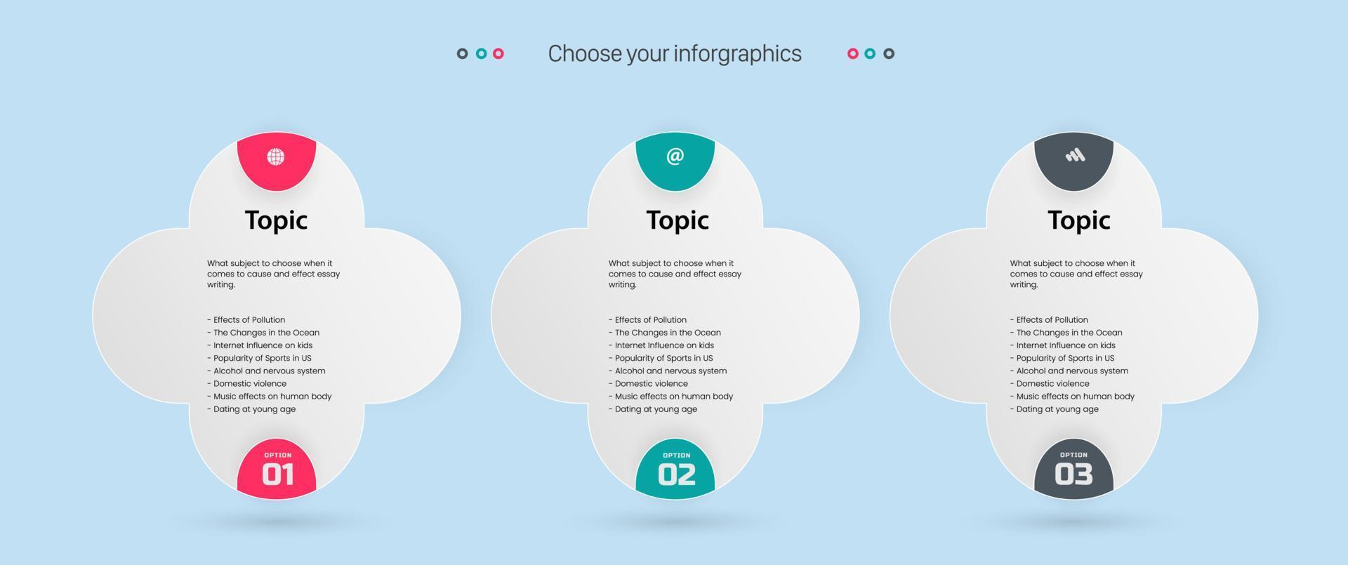 pasos u opciones del gráfico de proceso infográfico con paneles azules y amarillos. plantilla de infografía con 6 opciones o pasos, plantilla de negocio para objetos de presentación vector