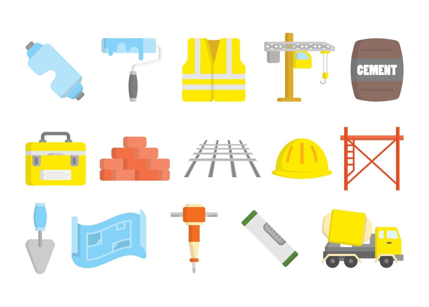 Constructions icon set illustration vector