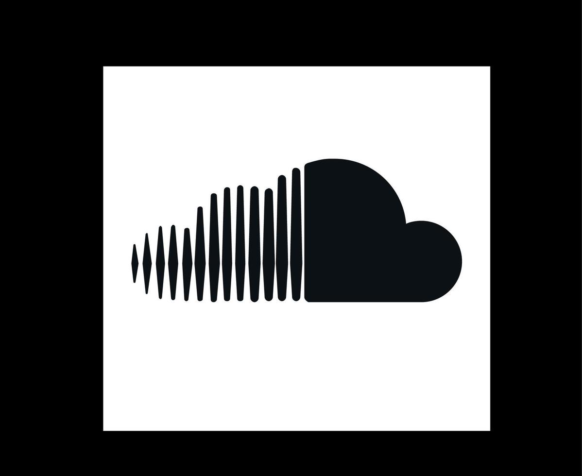 SoundCloud social media icon Symbol Abstract Design Vector illustration