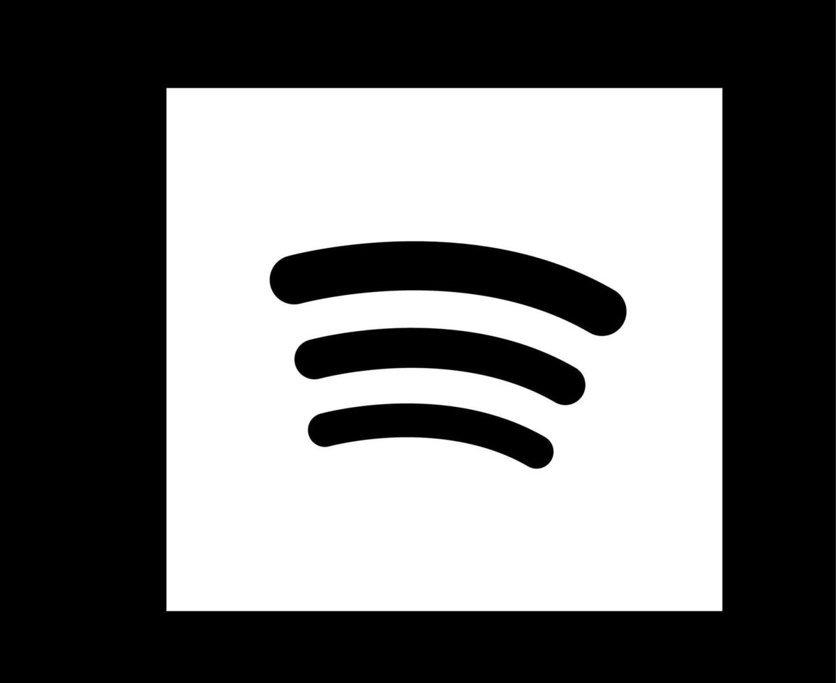Spotify social media icon Logo Abstract Symbol Vector illustration