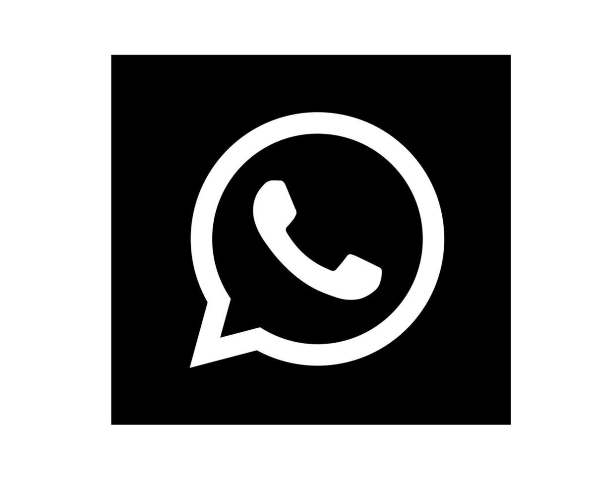 icono de redes sociales de whatsapp diseño de logotipo abstracto ilustración vectorial vector