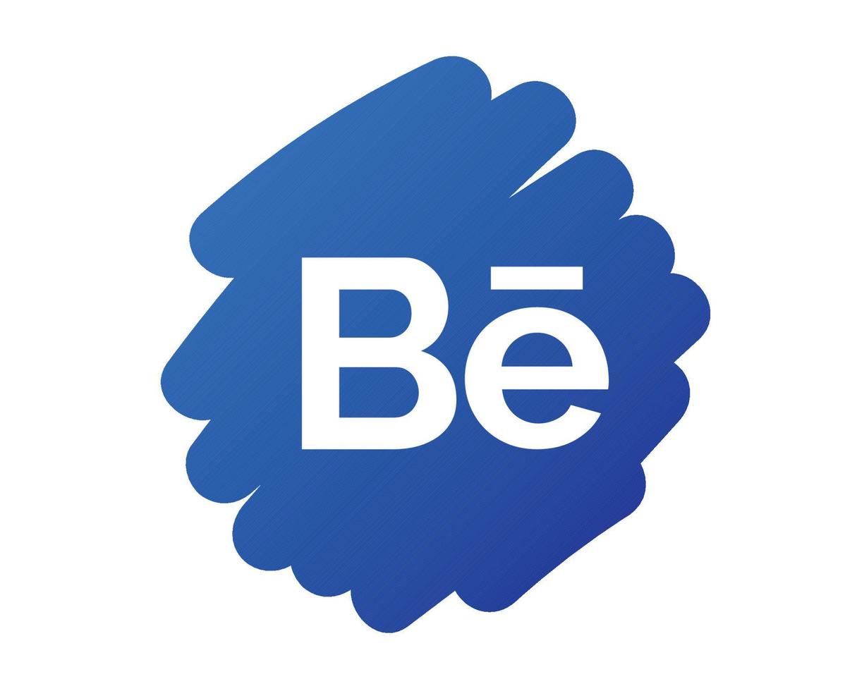 Behance social media icon Logo Design Element Vector illustration