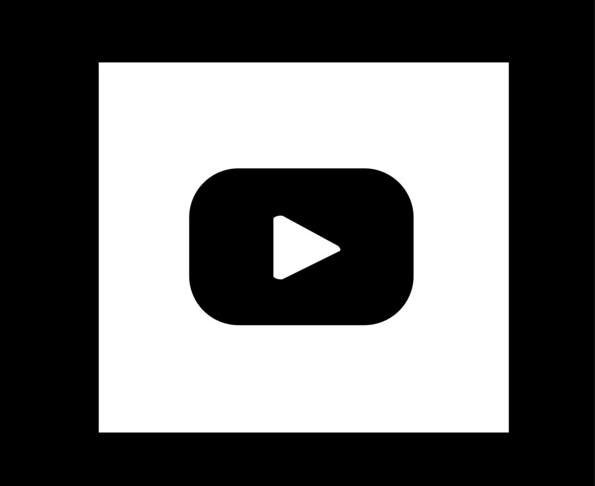 Youtube social media icon Logo Design Element Vector illustration