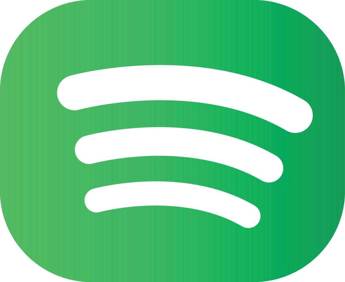 Spotify social media icon Symbol Vector illustration