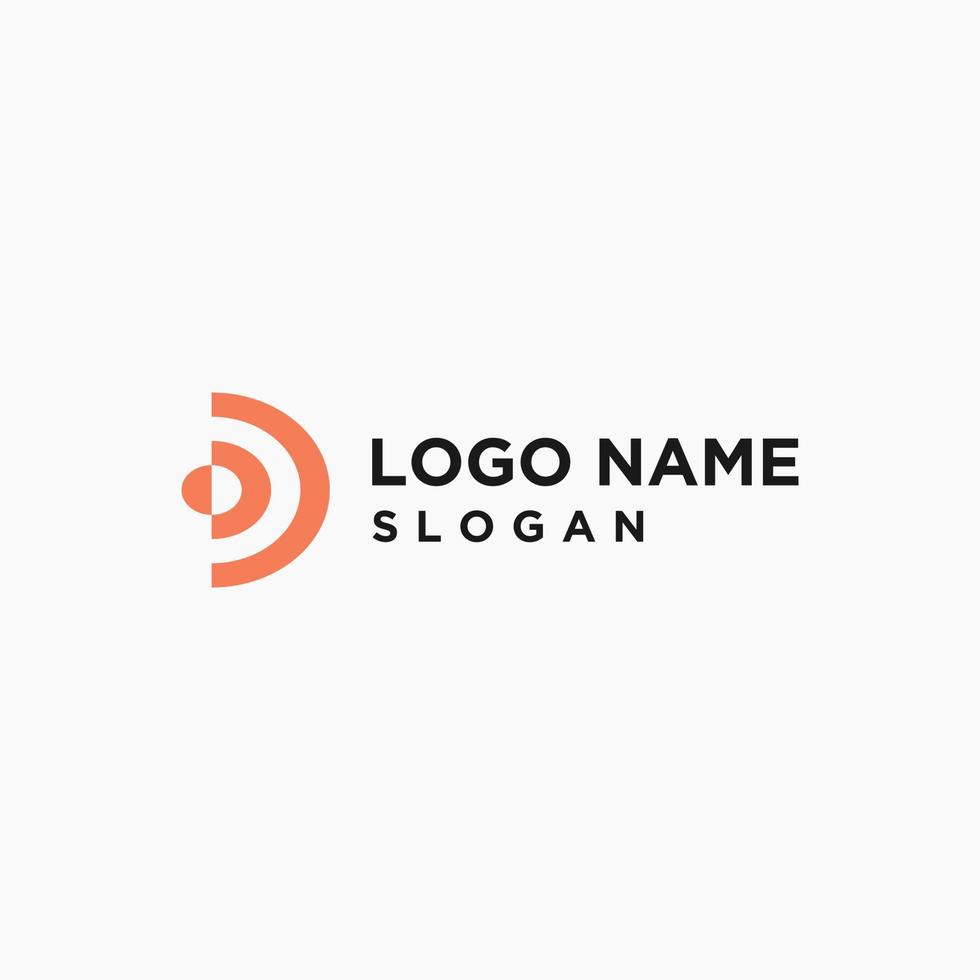 tech logo design for company vector