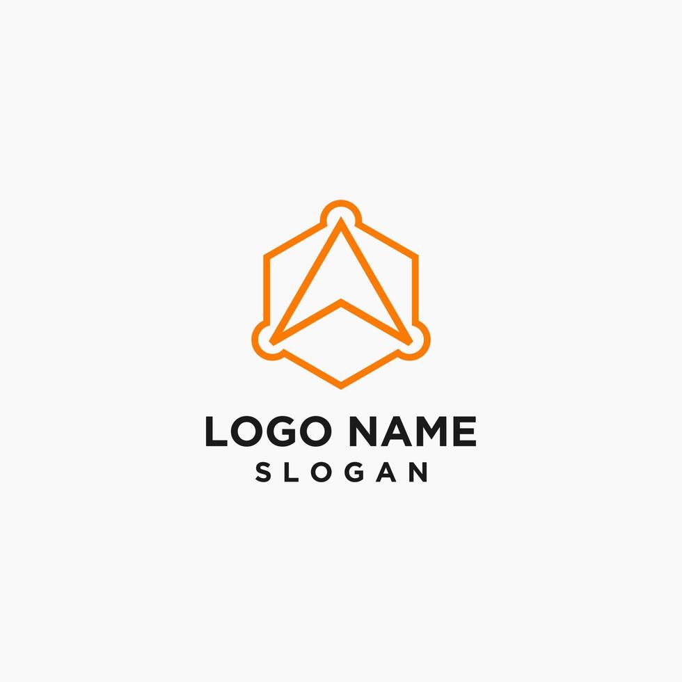 tech logo design for company vector