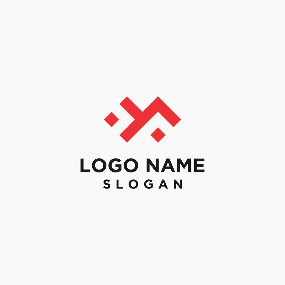 tech logo design for company vector