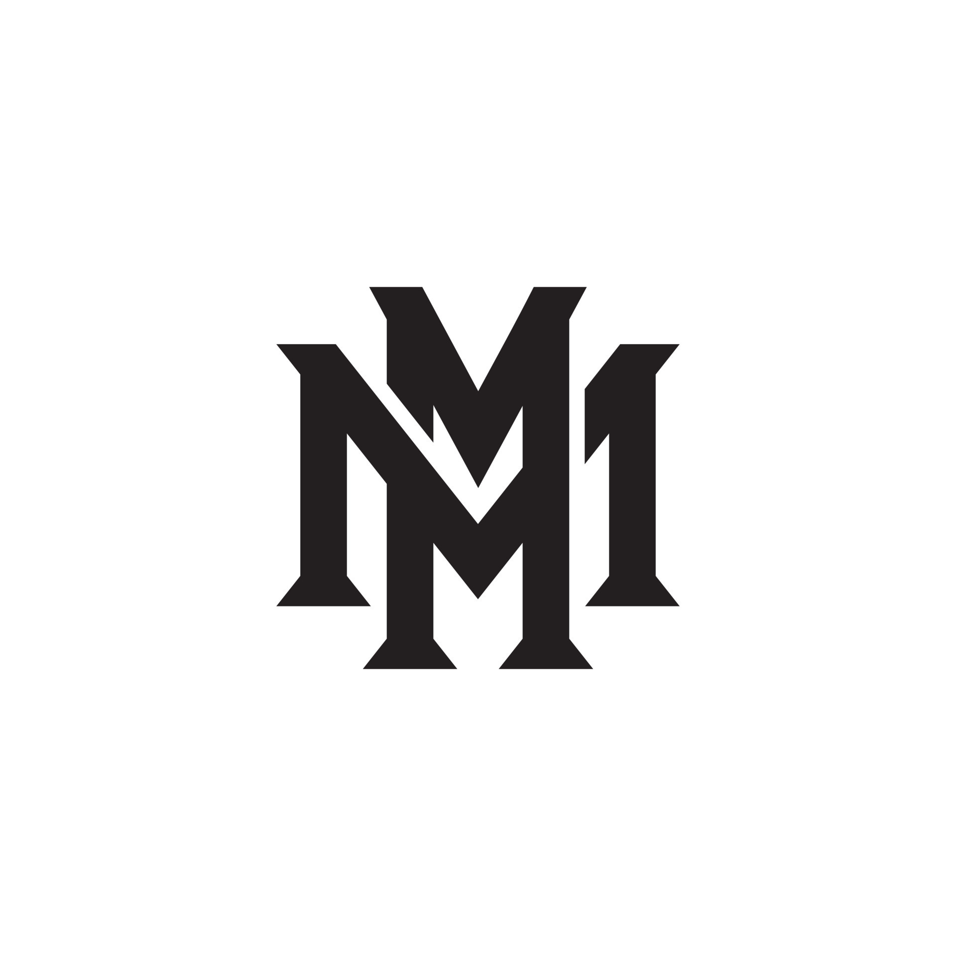 MM or M initial letter logo design vector. 8386321 Vector Art at Vecteezy