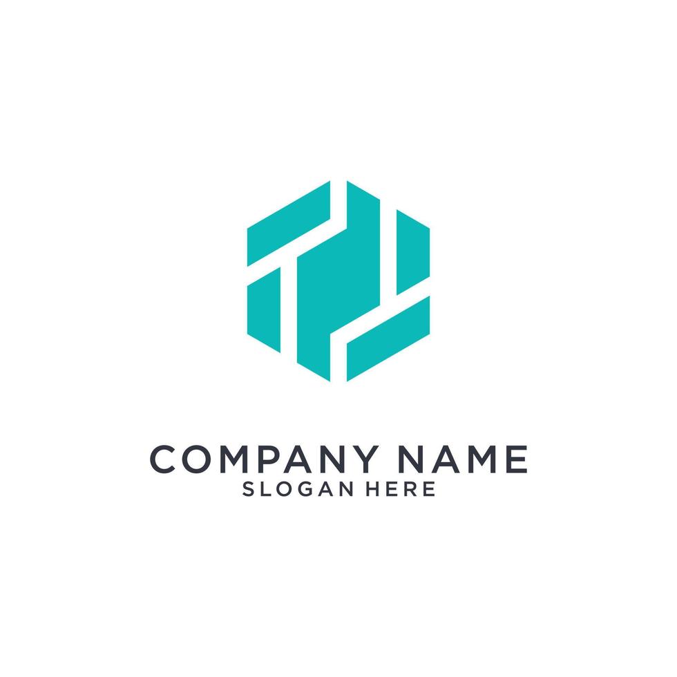 TT or T initial letter logo design vector. vector