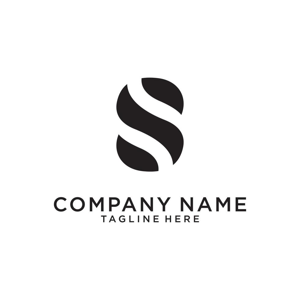 S initial letter logo design vector template.