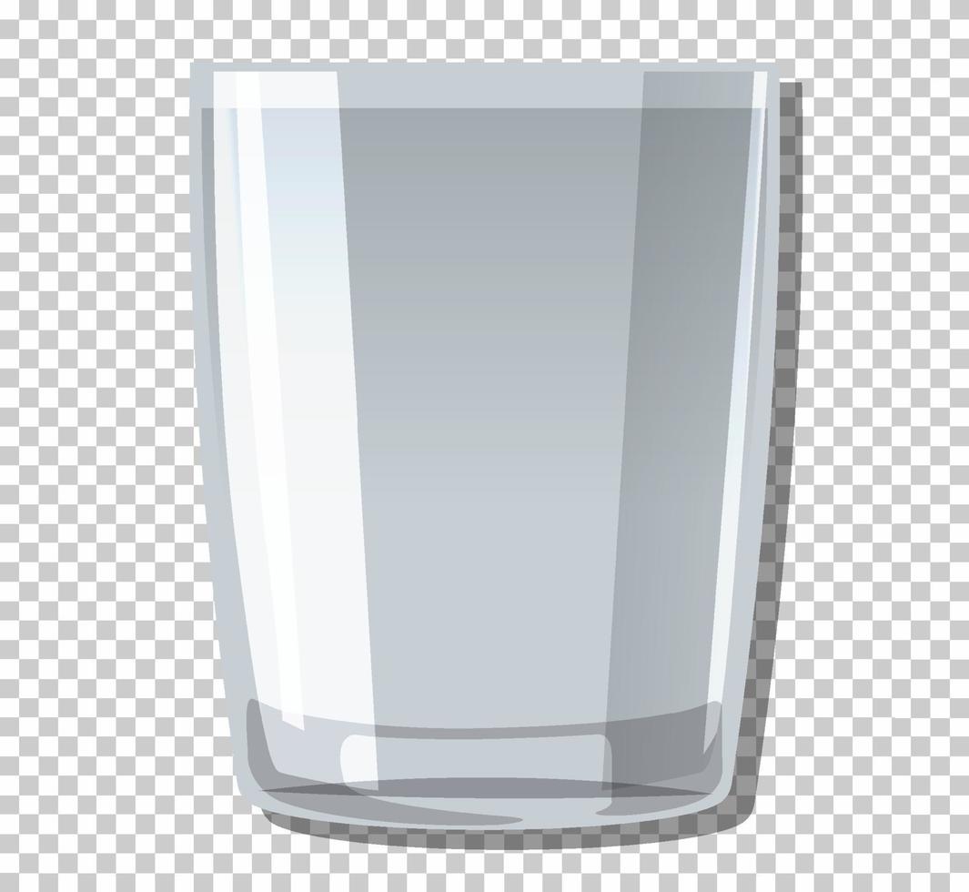 vaso collins vacío aislado vector