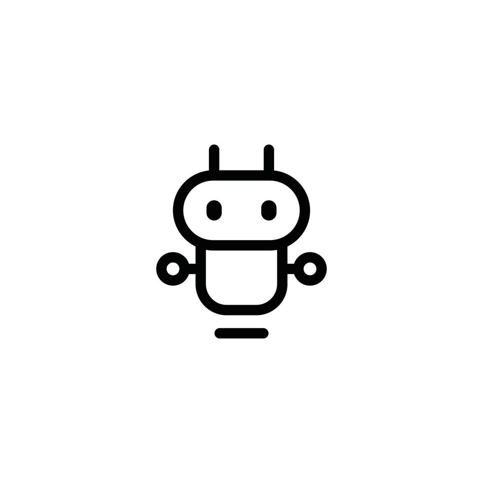 Robot vector logo design. Robot character, Robot illustration.