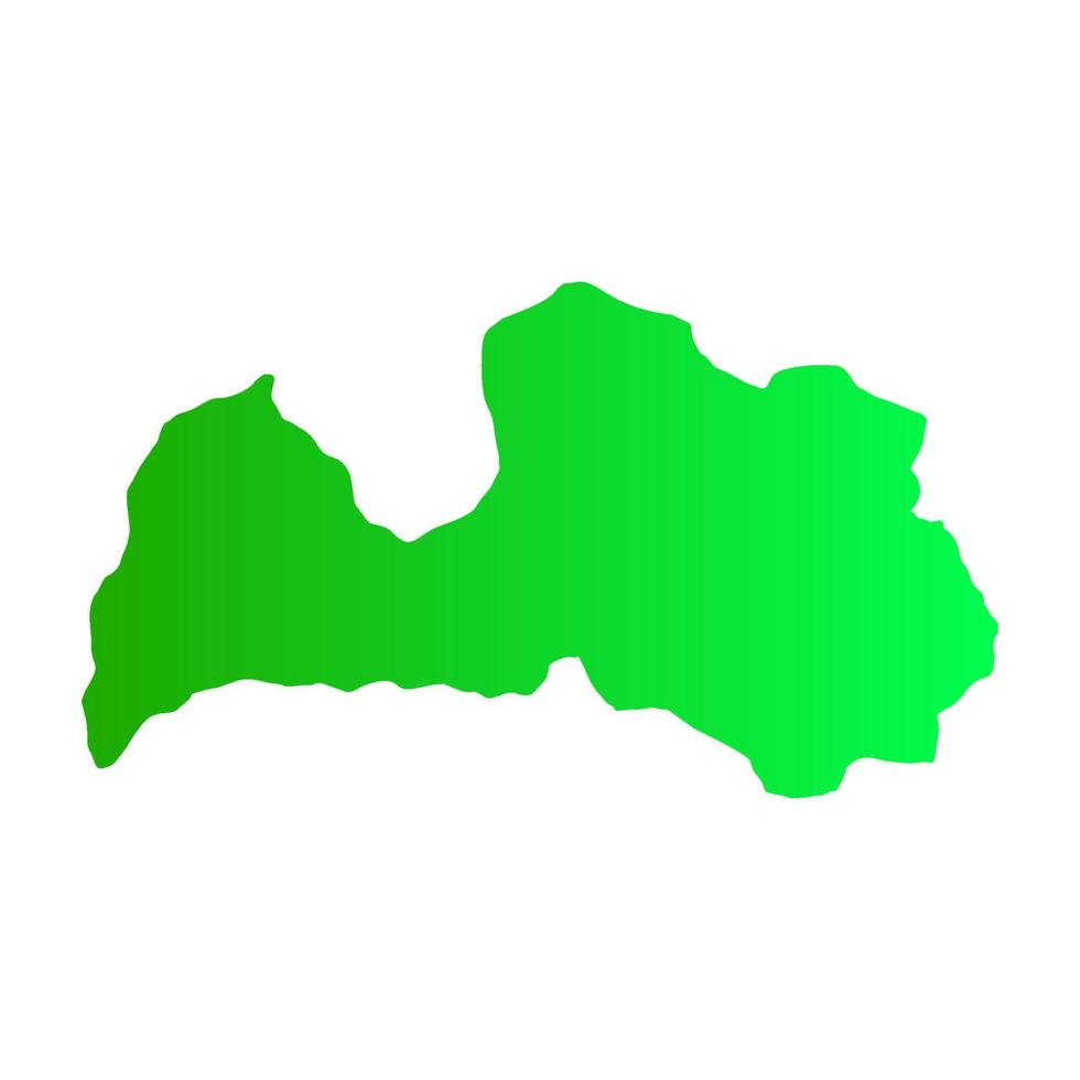 Latvia map illustrated on a white background vector