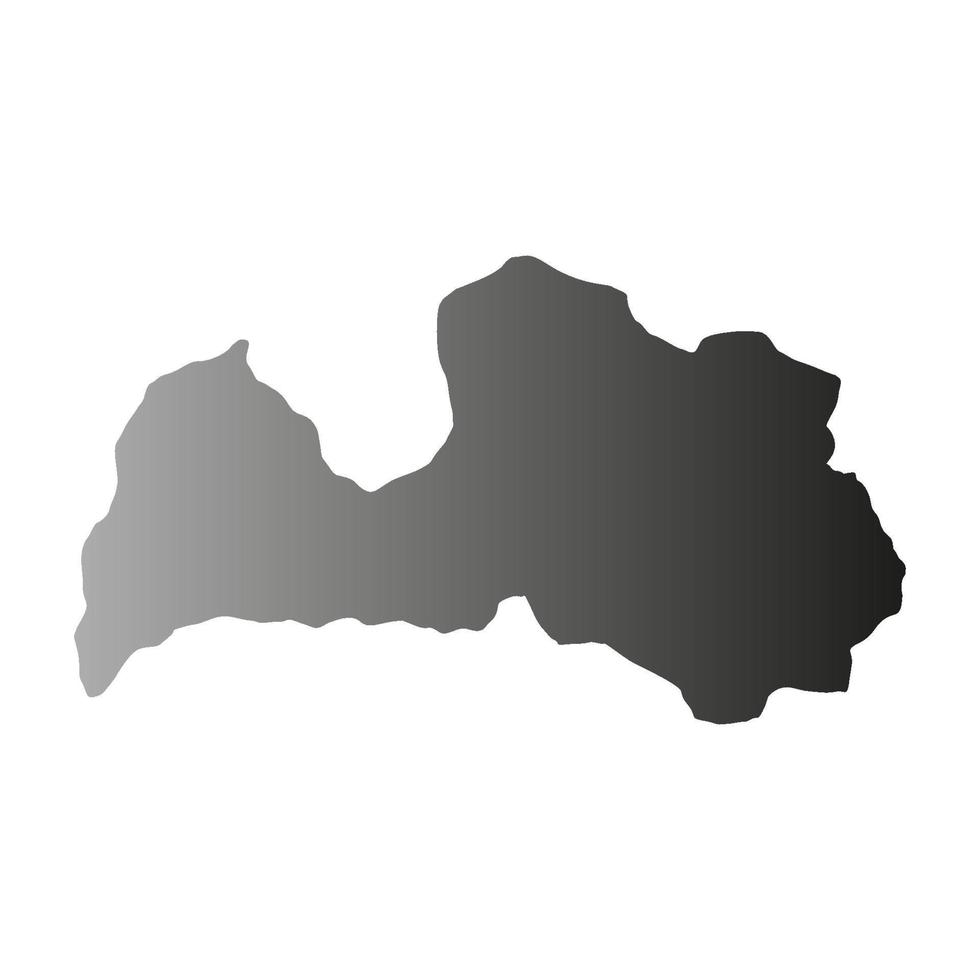 Latvia map illustrated on a white background vector