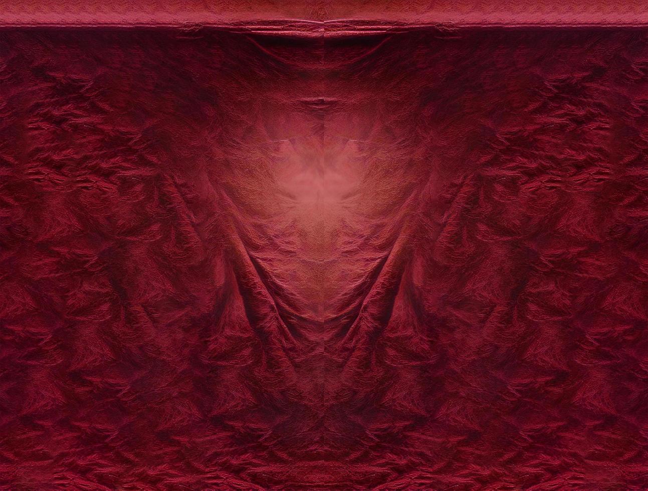 Abstract red crimson silk cotton velvet texture background for graphic design fill text blanket curtain partition staging scene photo