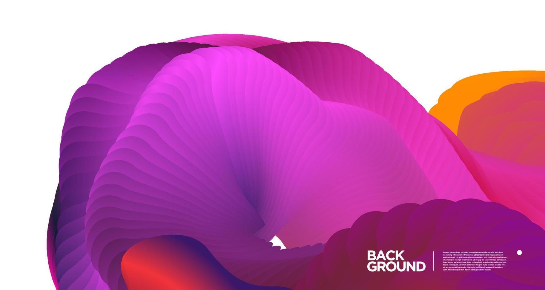 Vector colorful gradient abstract fluid  background for banner template