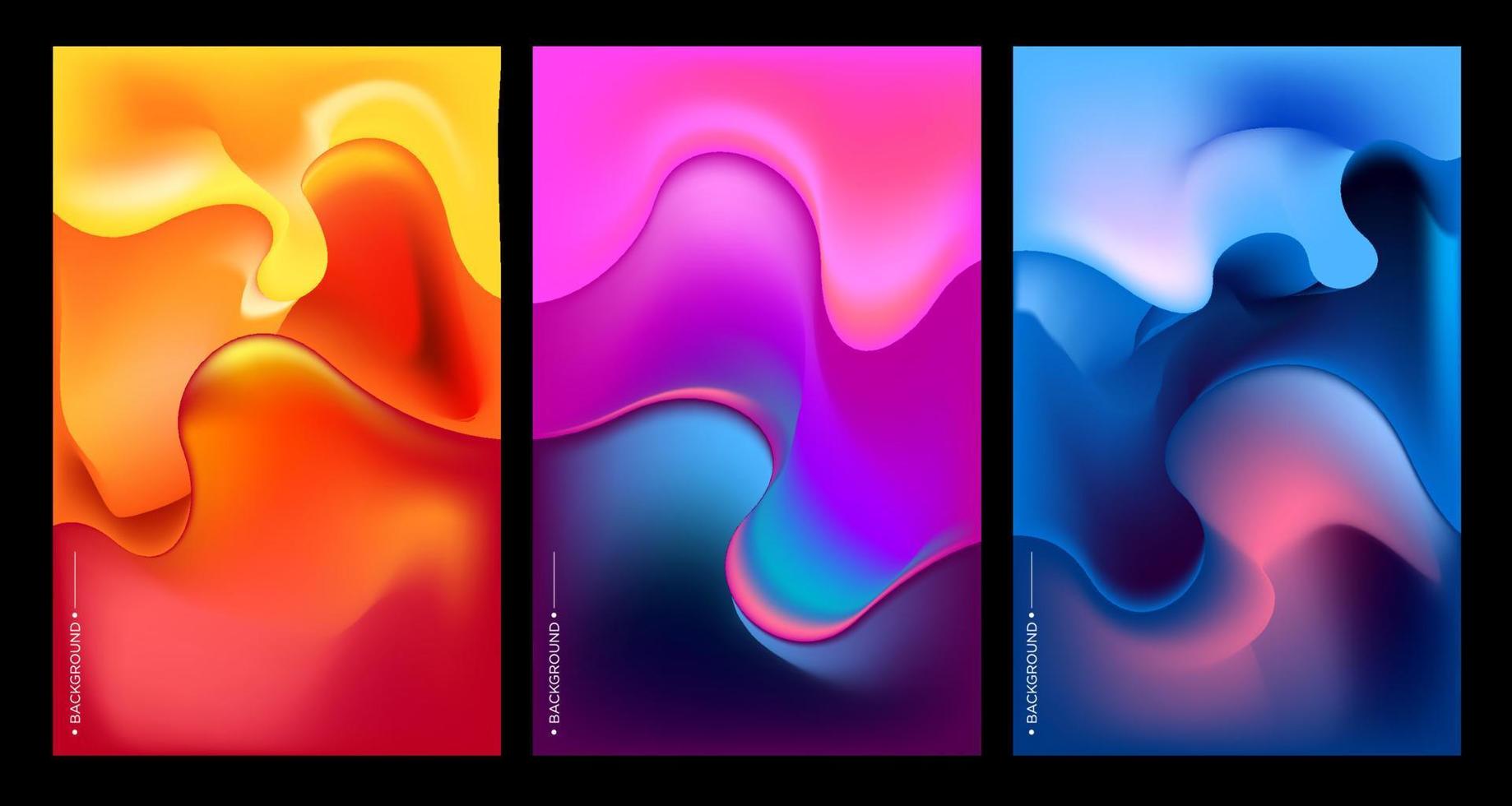 Colorful abstract fluid and geometric background. Space and Galaxy background illustration. Vector banner template.