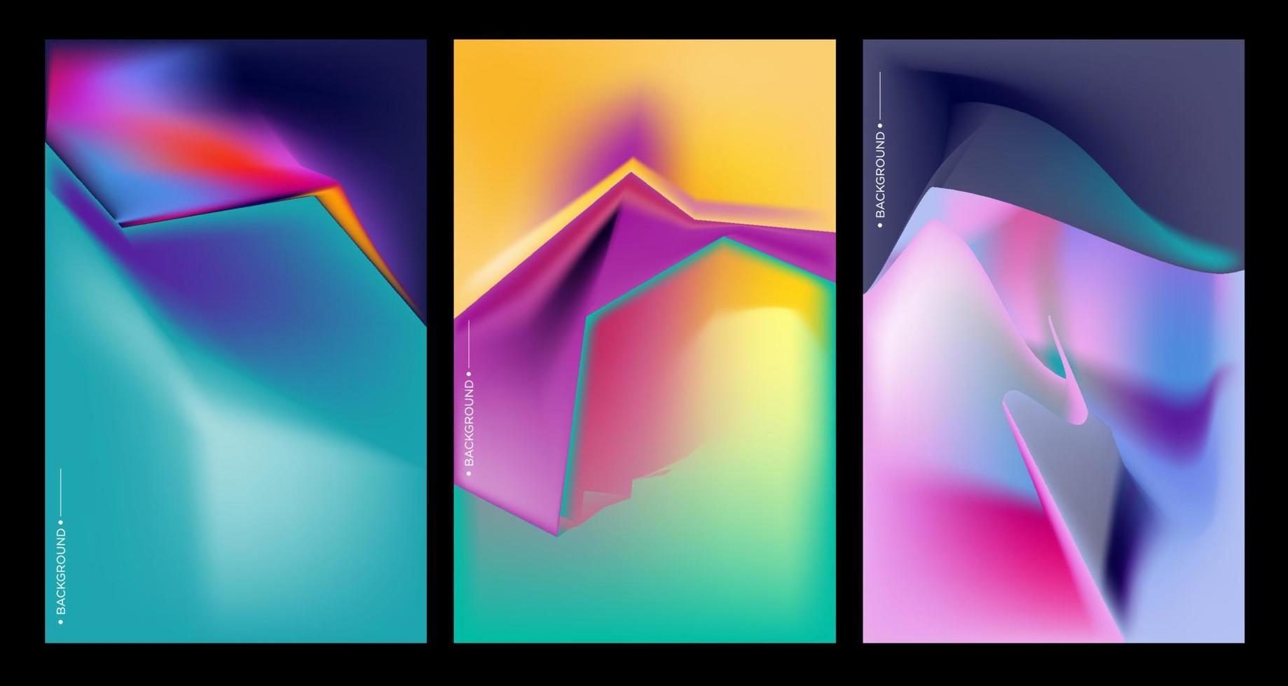 Colorful abstract fluid and geometric background. Space and Galaxy background illustration. Vector banner template.