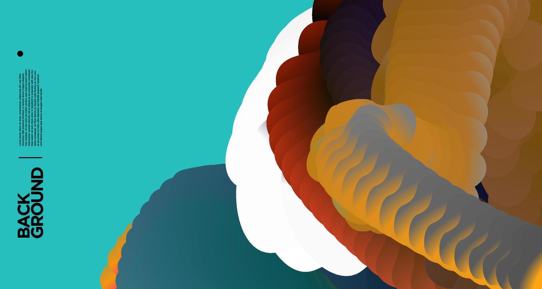 Vector colorful gradient abstract fluid  background for banner template