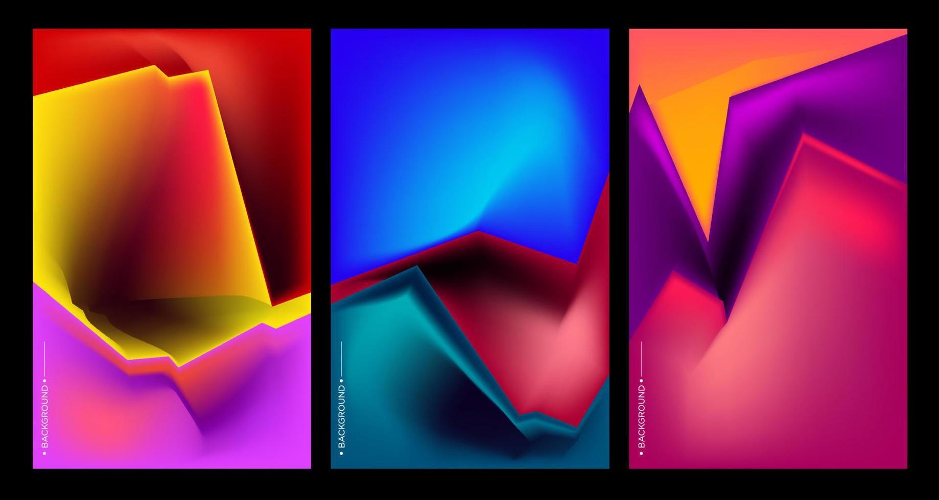 Colorful abstract fluid and geometric background. Space and Galaxy background illustration. Vector banner template.
