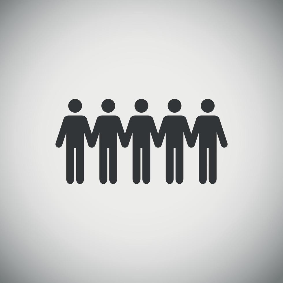 Customer service wood application icons vector