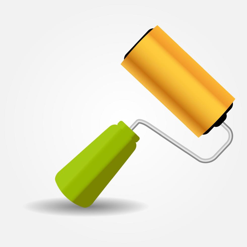 Paint roll icon vector illustration