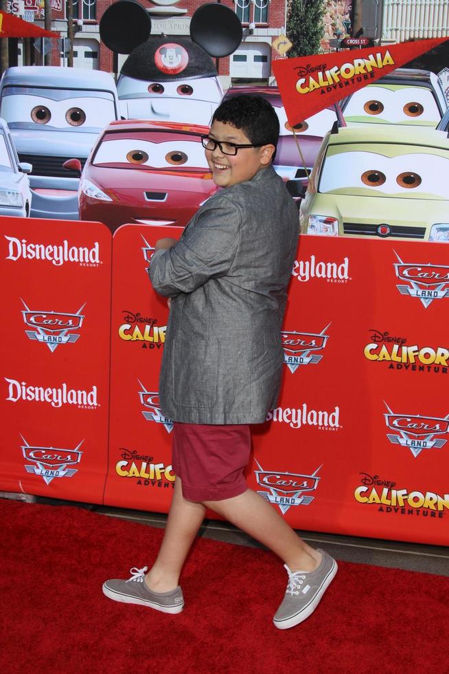ANAHEIM, JUN 13 - Rico Rodriguez arrives at the Cars Land Grand Opening at California Adventure on June 13, 2012 in Anaheim, CA photo