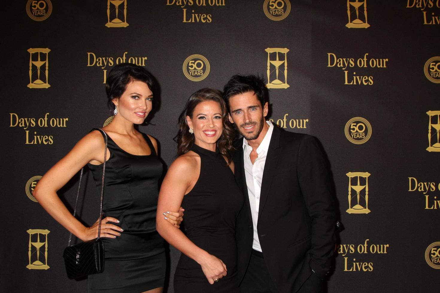 LOS ANGELES, NOV 7 - Guest, Mandy Beemer, Brandon Beemer at the Days of Our Lives 50th Anniversary Party at the Hollywood Palladium on November 7, 2015 in Los Angeles, CA photo