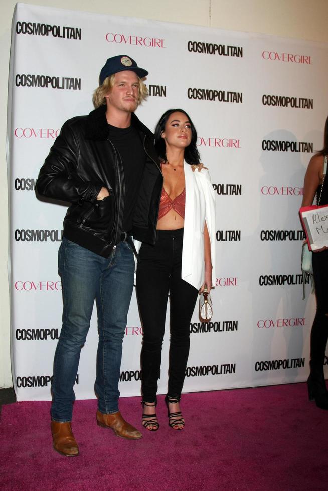 LOS ANGELES, OCT 12 - Cody Simpson, Alexx Mack at the Cosmopolitan Magazines 50th Anniversary Party at the Ysabel on October 12, 2015 in Los Angeles, CA photo