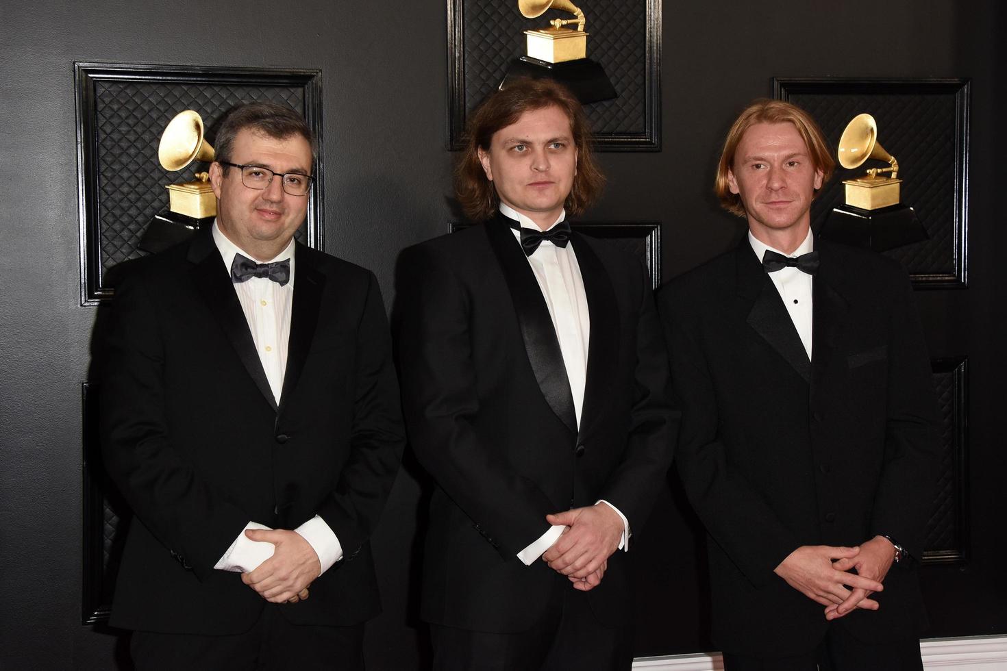 LOS ANGELES  JAN 26 - Hermitage Piano Trio at the 62nd Grammy Awards at the Staples Center on January 26, 2020 in Los Angeles, CA photo