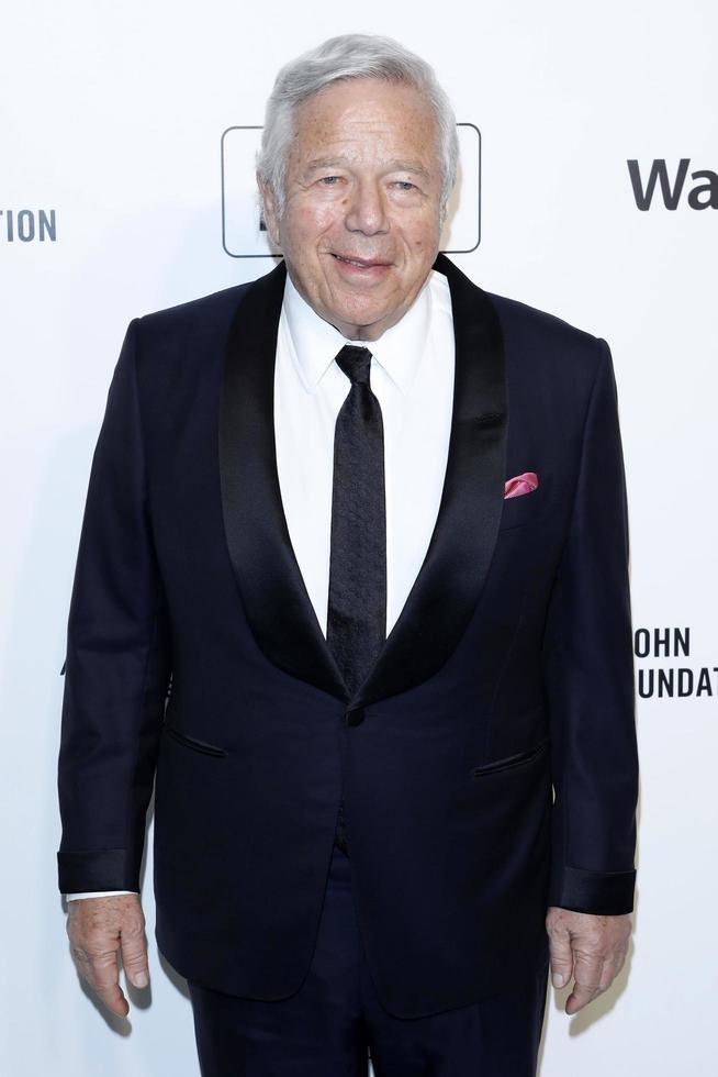 LOS ANGELES  FEB 9 - Robert Kraft at the 28th Elton John Aids Foundation Viewing Party at the West Hollywood Park on February 9, 2020 in West Hollywood, CA photo