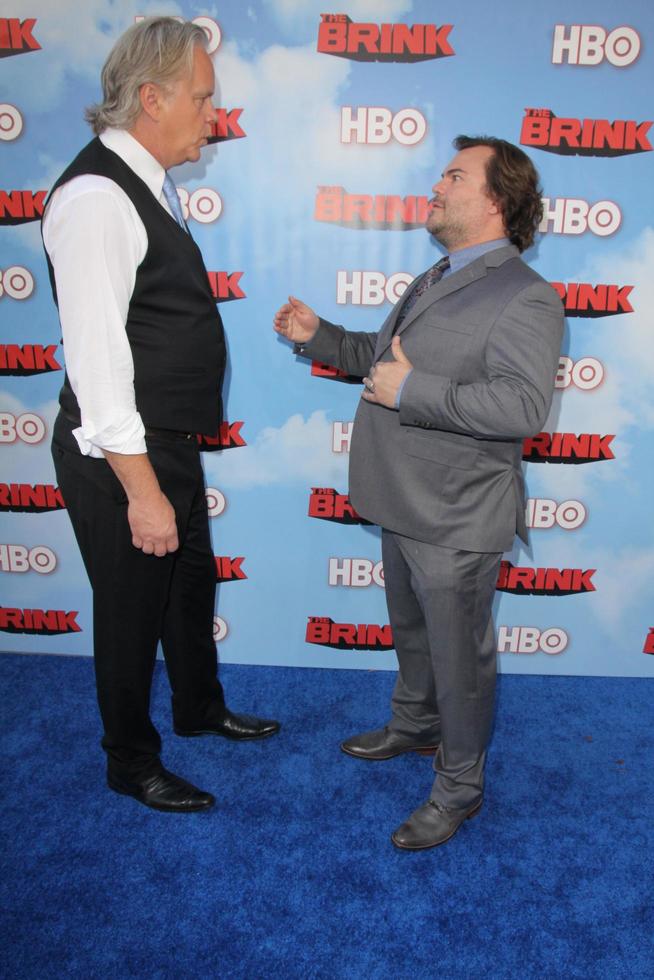 LOS ANGELES, JUN 8 - Tim Robbins, Jack Black at the HBOs The Brink Premiere at the Paramount Studios on June 8, 2015 in Los Angeles, CA photo